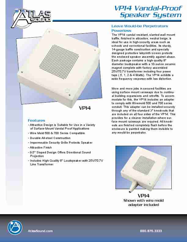 Atlas Sound Speaker System VP14-page_pdf